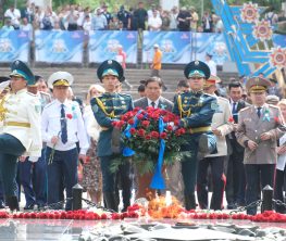 В Алматы отпраздновали 80-ю годовщину Победы в Великой Отечественной войне