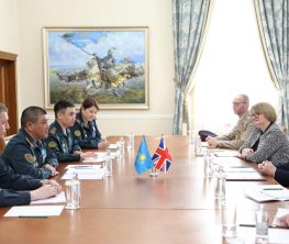 Ұлыбританияның әскери делегациясы Астанаға келді