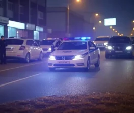 Опасная езда в Шымкенте: водитель устроил гонки по встречке и был задержан