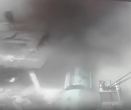 Станция Шамалғандағы ұн зауытында жарылыс болды (Видео)
