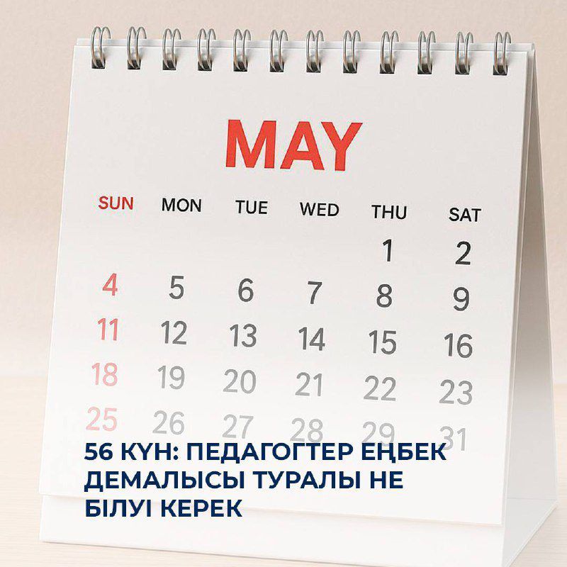 56 дней: что нужно знать педагогам в преддверии нового сезона отпусков