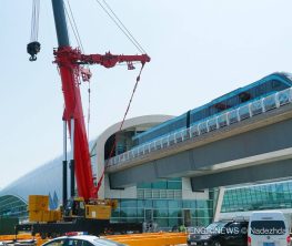 Первые вагоны LRT поставили на рельсы в Астане