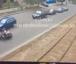 Полицейский поймал вора мопедов после погони в Алматы